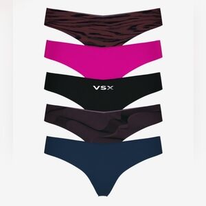 Victoria's Secret No Show Thong Panty 5 Pack.